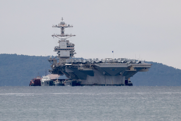 US carrier Ford in Croatia for repairs